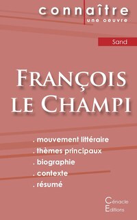 Couverture_Fiche de lecture François le Champi de George Sand (Analyse littéraire de référence et résumé complet)
