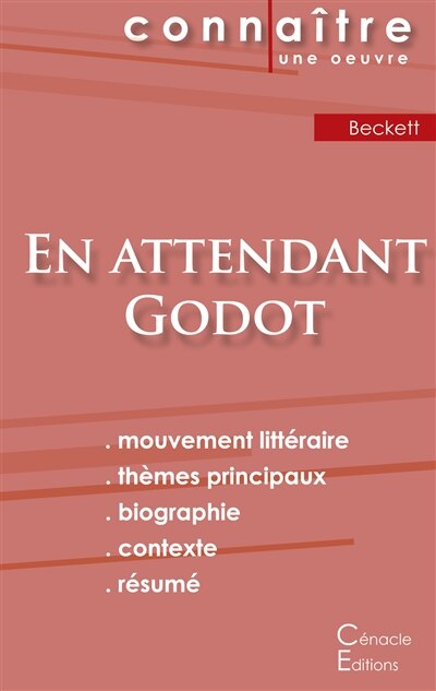 Front cover_Fiche de lecture En attendant Godot de Samuel Beckett (Analyse littéraire de référence et résumé complet)