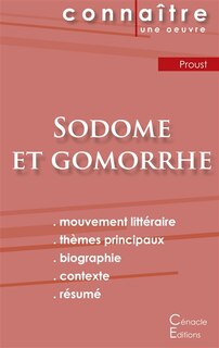 Front cover_Fiche de lecture Sodome et Gomorrhe de Marcel Proust (Analyse littéraire de référence et résumé complet)