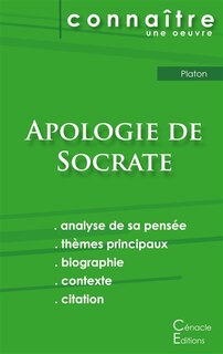 Couverture_Fiche de lecture Apologie de Socrate de Platon (Analyse philosophique de r&eacute;f&eacute;rence et r&eacute;sum&eacute; complet)