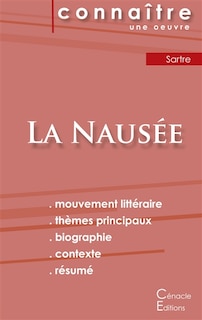 Couverture_Fiche de lecture La Naus&eacute;e de Jean-Paul Sartre (Analyse litt&eacute;raire de r&eacute;f&eacute;rence et r&eacute;sum&eacute; complet)