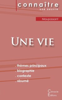 Front cover_Fiche de lecture Une vie de Maupassant (Analyse littéraire de référence et résumé complet)