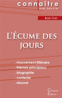 Front cover_Fiche de lecture L'Ecume des jours (Analyse littéraire de référence et résumé complet)