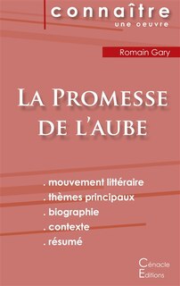 Front cover_Fiche de lecture La Promesse de l'aube de Romain Gary (Analyse littéraire de référence et résumé complet)
