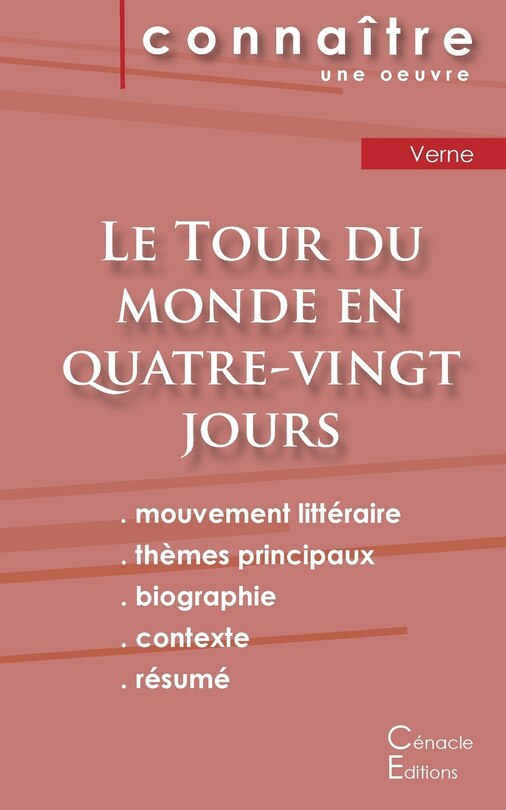 Front cover_Fiche de lecture Le Tour du monde en quatre-vingt jours de Jules Verne (Analyse littéraire de référence et résumé complet)