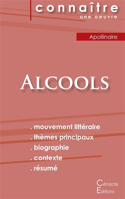 Front cover_Fiche de lecture Alcools (Analyse littéraire de référence et résumé complet)