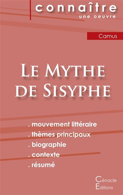 Front cover_Fiche de lecture Le Mythe de Sisyphe de Albert Camus (Analyse littéraire de référence et résumé complet)