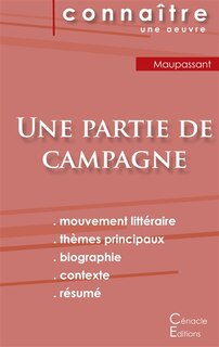 Front cover_Fiche de lecture Une partie de campagne de Guy de Maupassant (Analyse littéraire de référence et résumé complet)