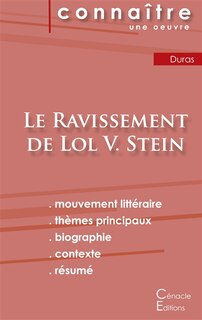 Couverture_Fiche de lecture Le Ravissement de Lol V. Stein de Marguerite Duras (Analyse littéraire de référence et résumé complet)