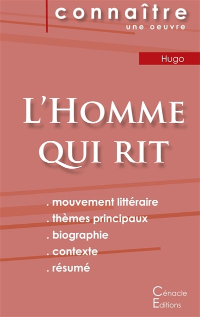 Couverture_Fiche de lecture L'Homme qui rit de Victor Hugo (Analyse littéraire de référence et résumé complet)