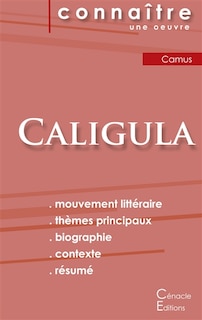 Couverture_Fiche de lecture Caligula de Albert Camus (Analyse littéraire de référence et résumé complet)