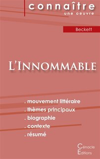 Couverture_Fiche de lecture L'Innommable de Samuel Beckett (Analyse littéraire de référence et résumé complet)