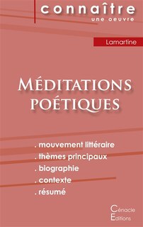 Front cover_Fiche de lecture Méditations poétiques de Lamartine (Analyse littéraire de référence et résumé complet)
