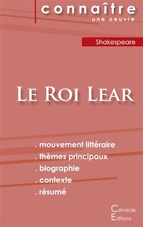Front cover_Fiche de lecture Le Roi Lear de Shakespeare (Analyse litt&eacute;raire de r&eacute;f&eacute;rence et r&eacute;sum&eacute; complet)