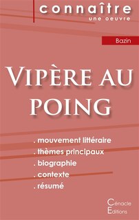 Front cover_Fiche de lecture Vipère au poing de Hervé Bazin (Analyse littéraire de référence et résumé complet)