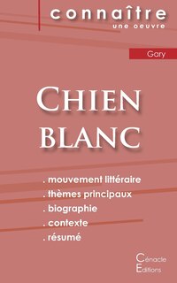 Couverture_Fiche de lecture Chien blanc de Romain Gary (Analyse littéraire de référence et résumé complet)