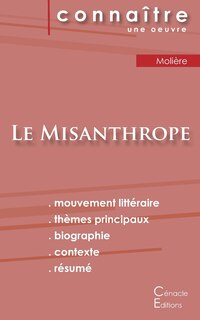Front cover_Fiche de lecture Le Misanthrope de Molière (Analyse littéraire de référence et résumé complet)