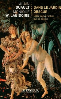 Front cover_Dans le jardin obscur : libre conversation sur la poésie