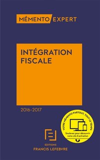 Couverture_Int&eacute;gration fiscale 2016-2017