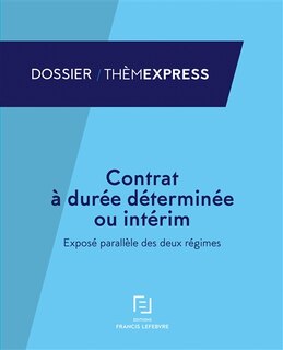 Front cover_Contrat à durée déterminée ou intérim