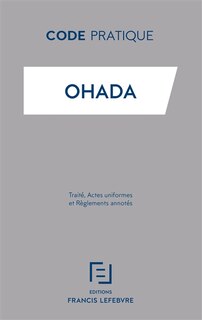Front cover_OHADA : traité, actes uniformes et règlements annotés