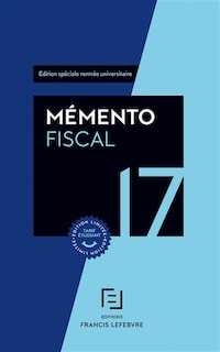 Couverture_M&eacute;mento fiscal 2017