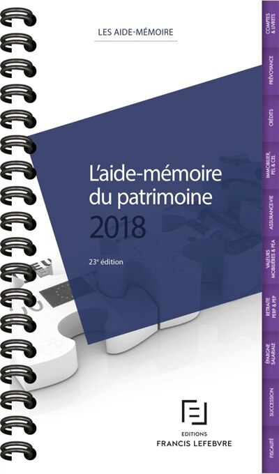 Front cover_L' aide-mémoire du patrimoine