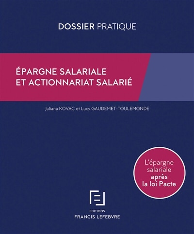 Couverture_Epargne salariale et actionnariat salarié