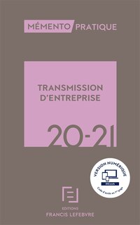 Front cover_Transmission d'entreprise 2020-2021