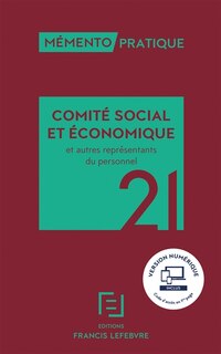 Couverture_Comité social et économique et autres représentants du personnel 2021