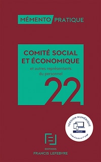 Front cover_Comité social et économique et autres représentants du personnel 2022