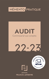 Front cover_Audit, commissariat aux comptes 2022-2023