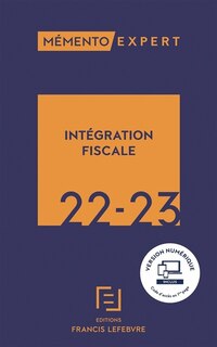 Front cover_Intégration fiscale 2022-2023