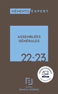 Front cover_Assemblées générales 2022-2023