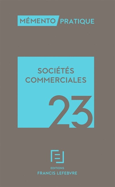 Couverture_Sociétés commerciales 2023