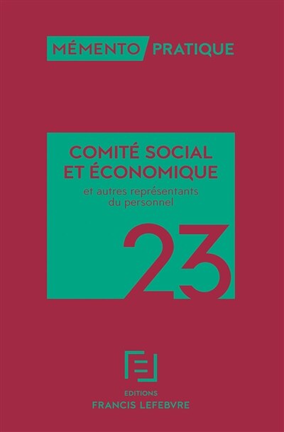 Couverture_Comité social et économique et autres représentants du personnel 2023