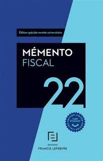 Couverture_Mémento fiscal 2022