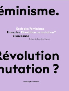 Front cover_Ecologie-féminisme