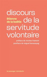 Front cover_Discours de la servitude volontaire