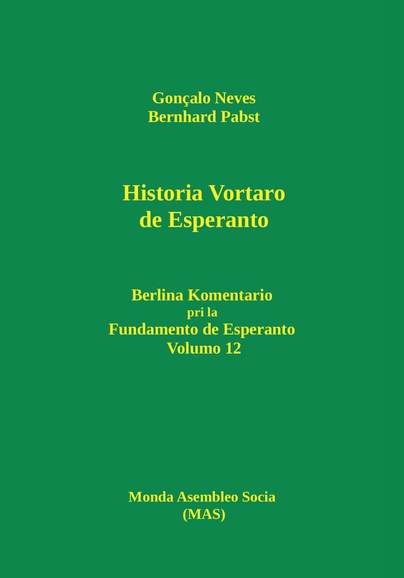 Front cover_Historia vortaro de Esperanto
