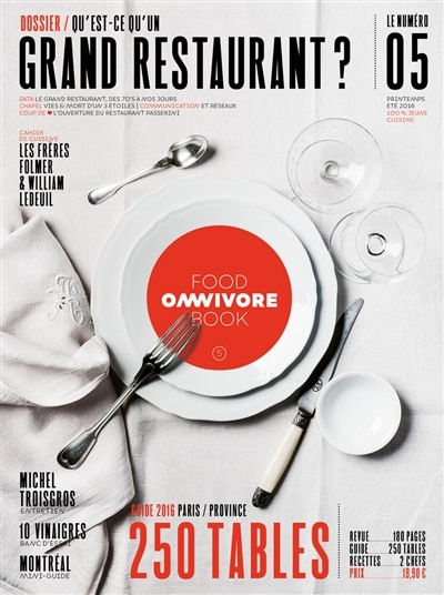 Front cover_Omnivore food book, n°5. Qu'est-ce qu'un grand restaurant ?