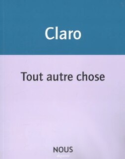 Front cover_Tout autre chose