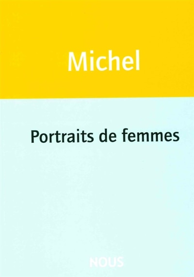 Front cover_Portraits de femmes