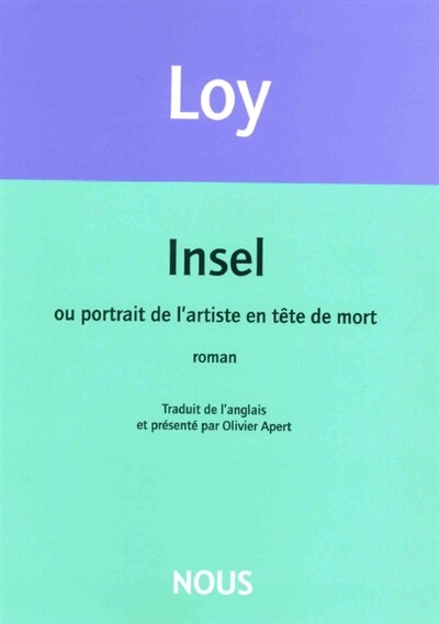 Front cover_Insel ou Portrait de l'artiste en tête de mort