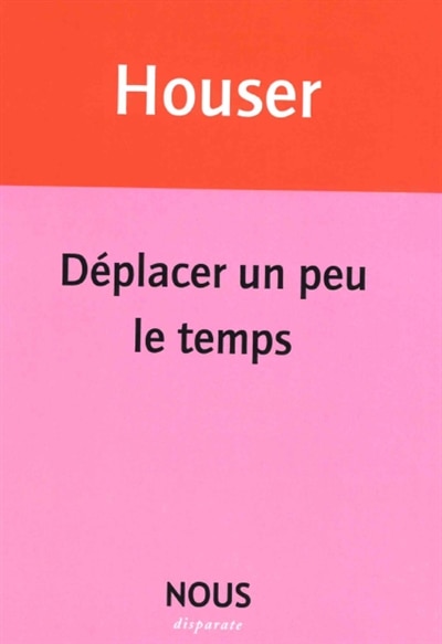 Front cover_Déplacer un peu le temps