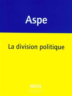 Front cover_La division politique
