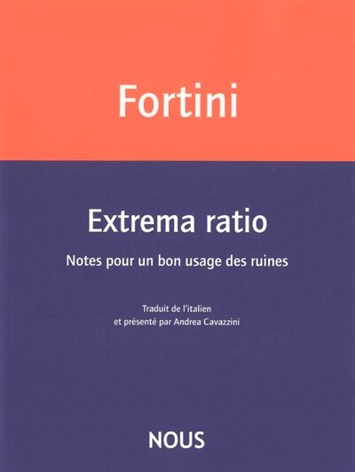 Front cover_Extrema ratio