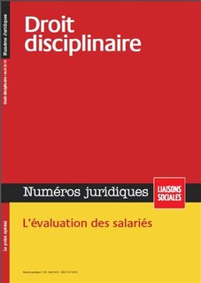 Front cover_Liaisons sociales. Numéros juridiques. Droit disciplinaire