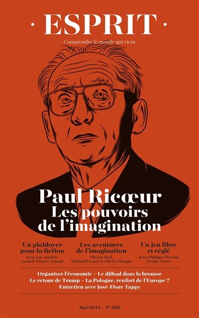 Couverture_Esprit, n°509. Paul Ricoeur : les pouvoirs de l'imagination
