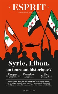 Couverture_Esprit, n°522. Syrie-Liban, un tournant historique ?